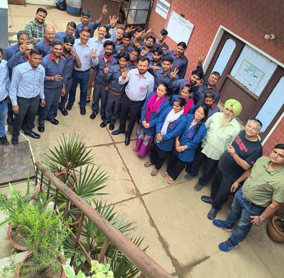 The Kartikey Fasteners team at the Mohali works