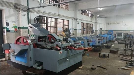 Thread rolling line